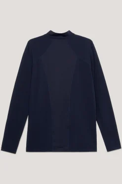 1/4 Zip Thermo Herren Langarm-Shirt