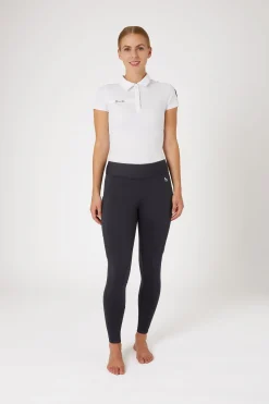 Active Damen Winter Vollbesatzreitleggings mit Handytasche