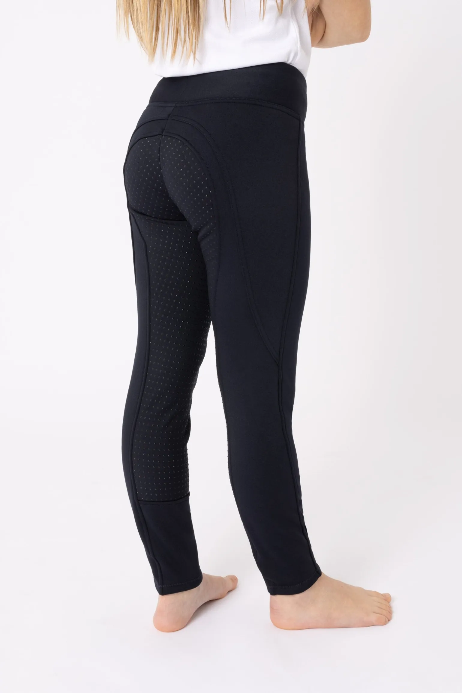 Active Kinder Winter Reitleggings mit Silikonvollbesatz