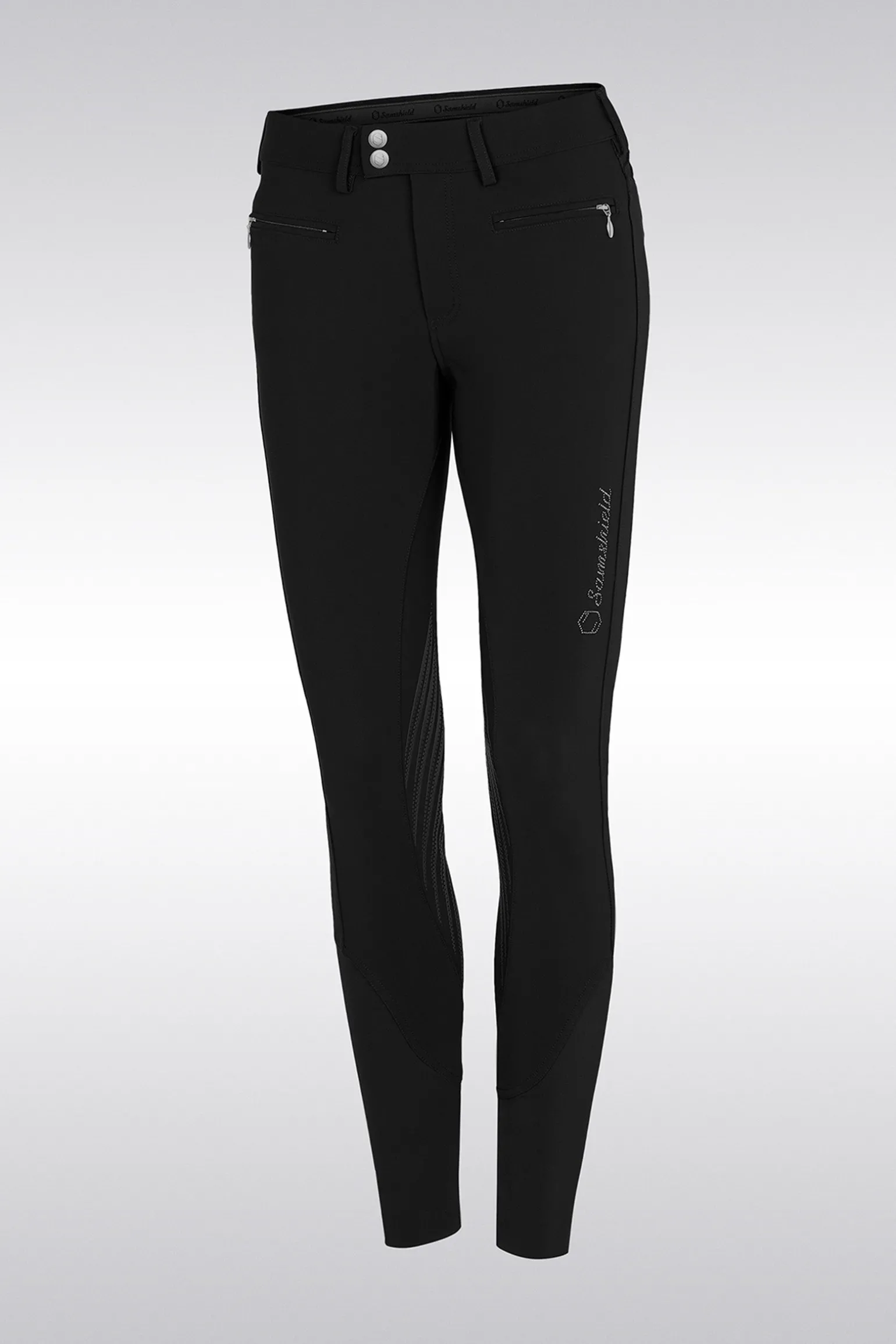 Adele Damen Kniebesatzreithose