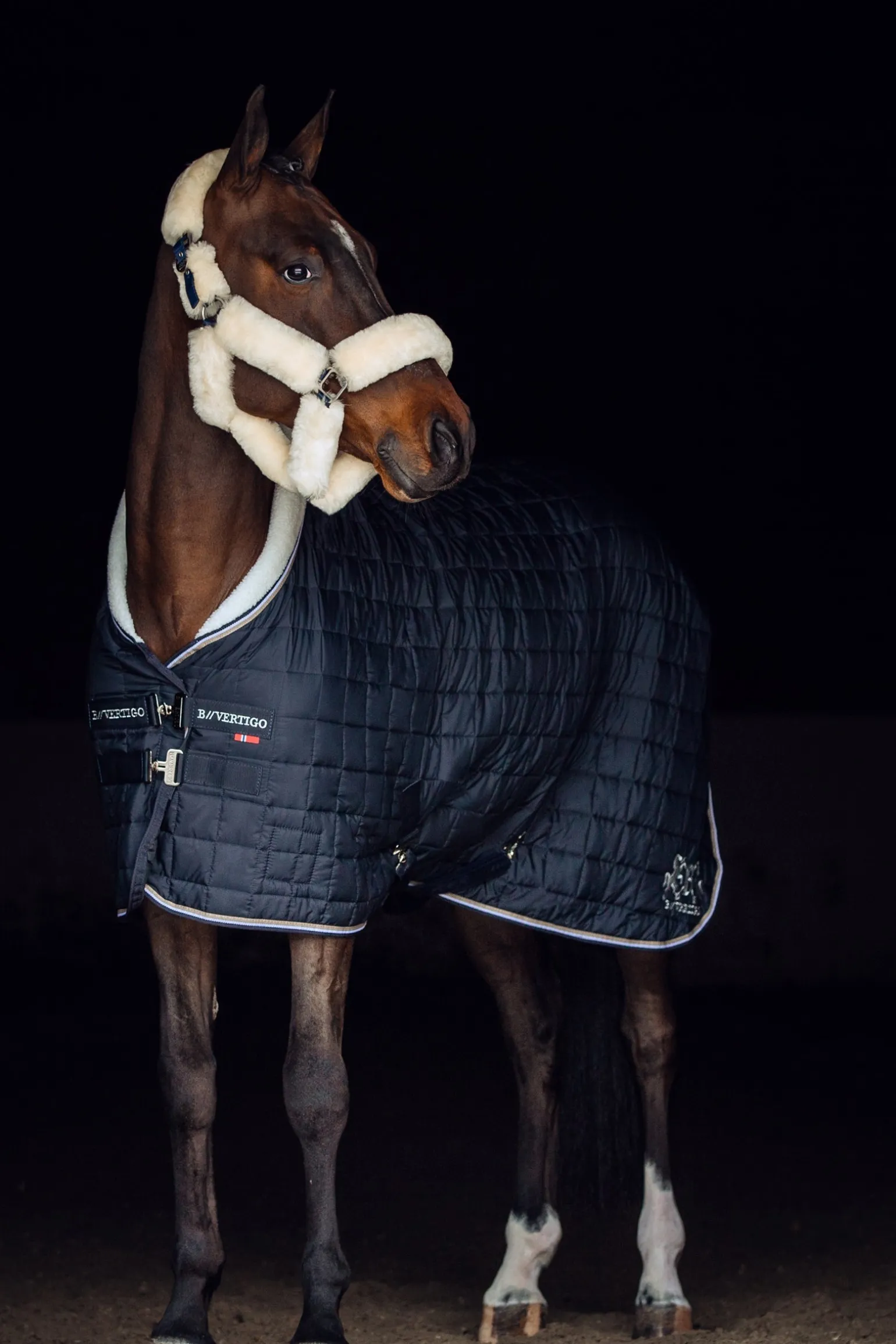 Alaska Halfter mit Kunstfell