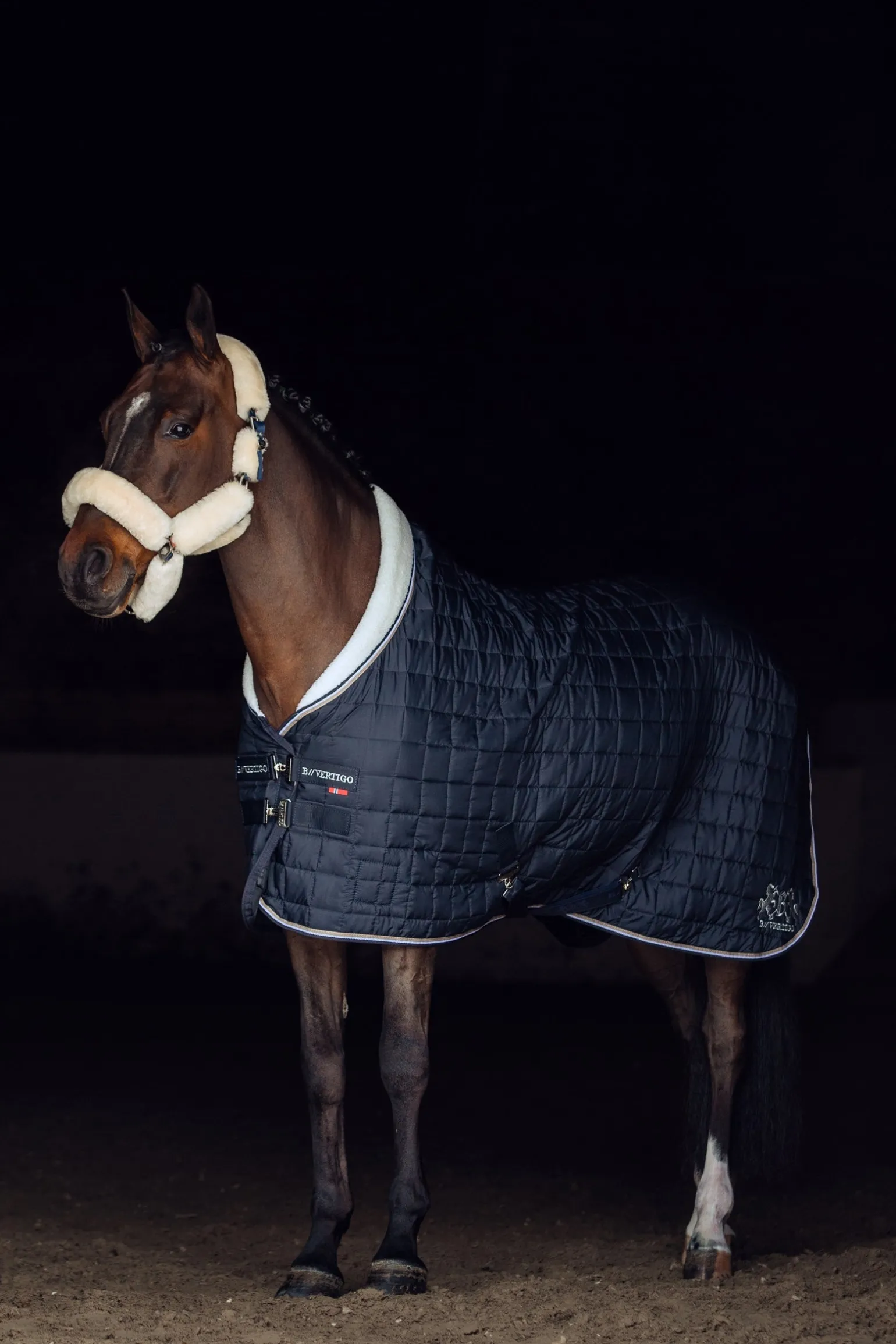 Alaska Halfter mit Kunstfell