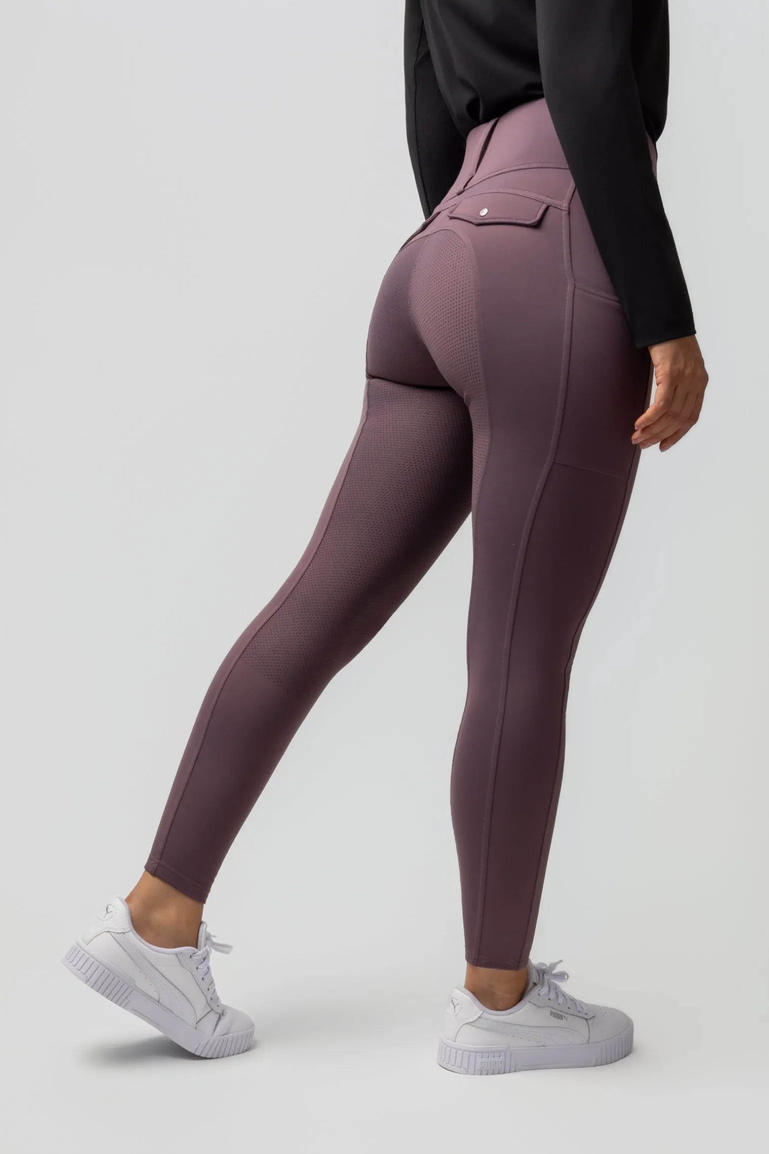Anya Damen Hybrid Thermo-Reithose mit Fullgrip
