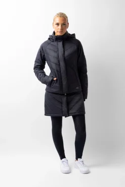 Aurora Gefütterte Damen Parka Reitjacke mit abnehmbarem Rock