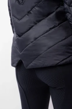 Aurora Gefütterte Damen Parka Reitjacke mit abnehmbarem Rock