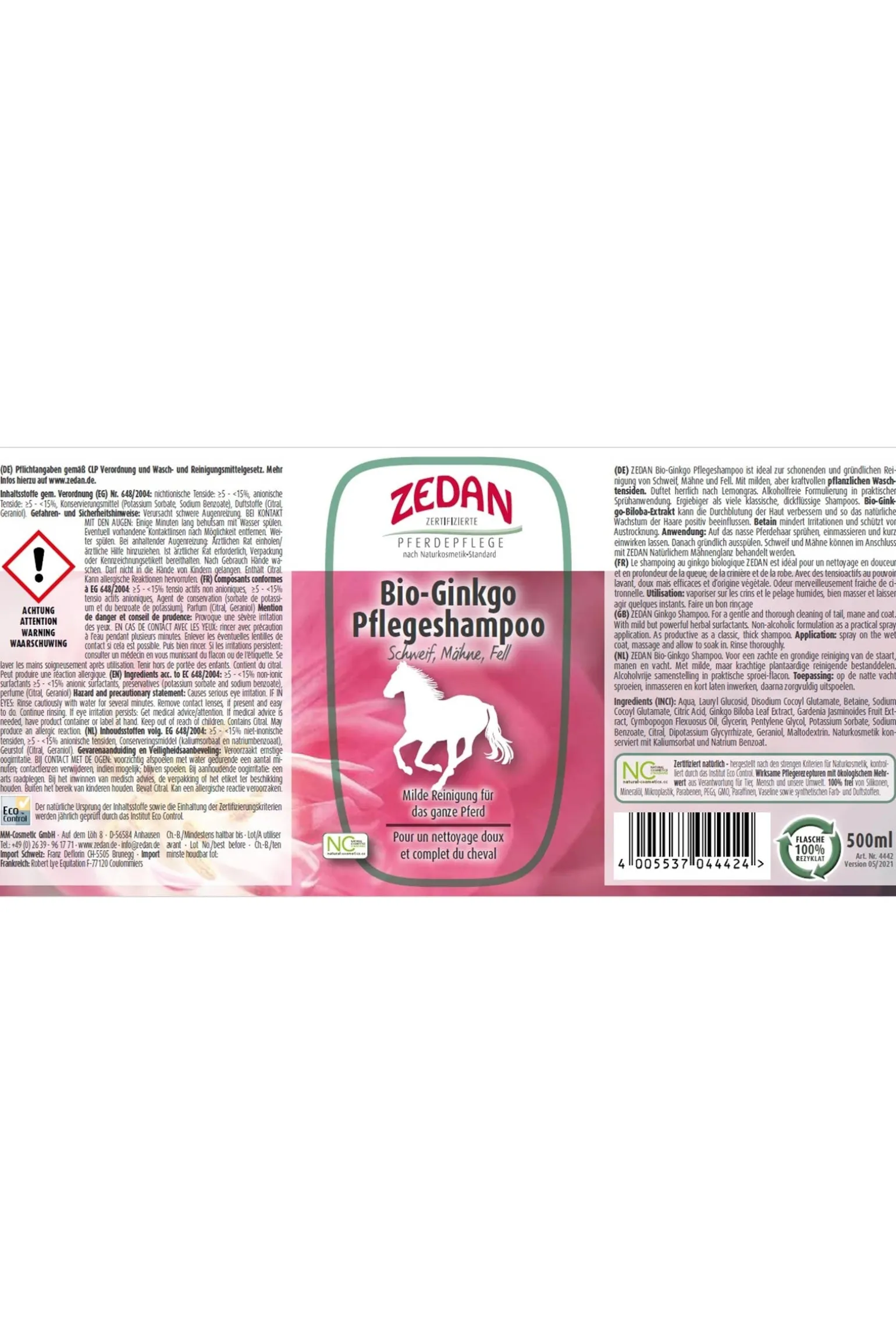 Bio-Ginkgo Pflegeshampoo, 500ml