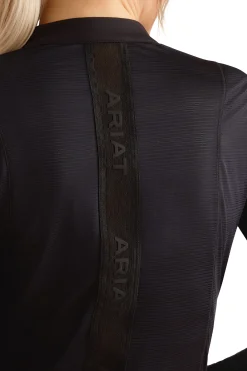 Breathe Damen-Funktionsshirt mit langen Ärmeln und 1/4 Reißverschluss