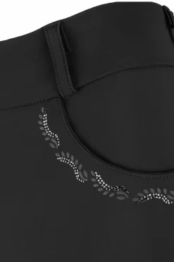 Ceelina Damen Reitleggings mit Vollbesatz in Lederoptik