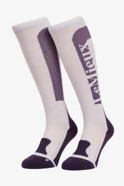 chaussettes avec grip en silicone