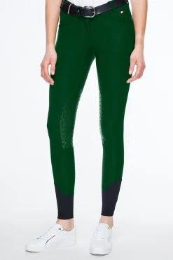 Classic Style Damen Kniebesatz Reithose