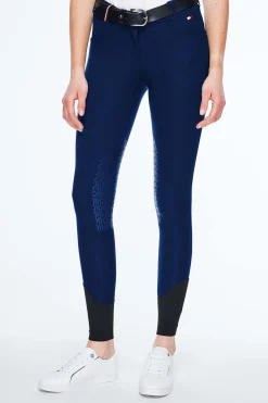 Classic Style Damen Kniebesatz Reithose