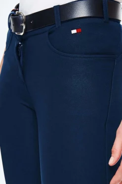 Classic Style Damen Kniebesatz Reithose