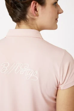 Claudine Damen Kurzarm-Poloshirt