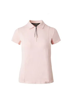 Claudine Damen Kurzarm-Poloshirt