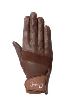 Damen Leder Reithandschuhe