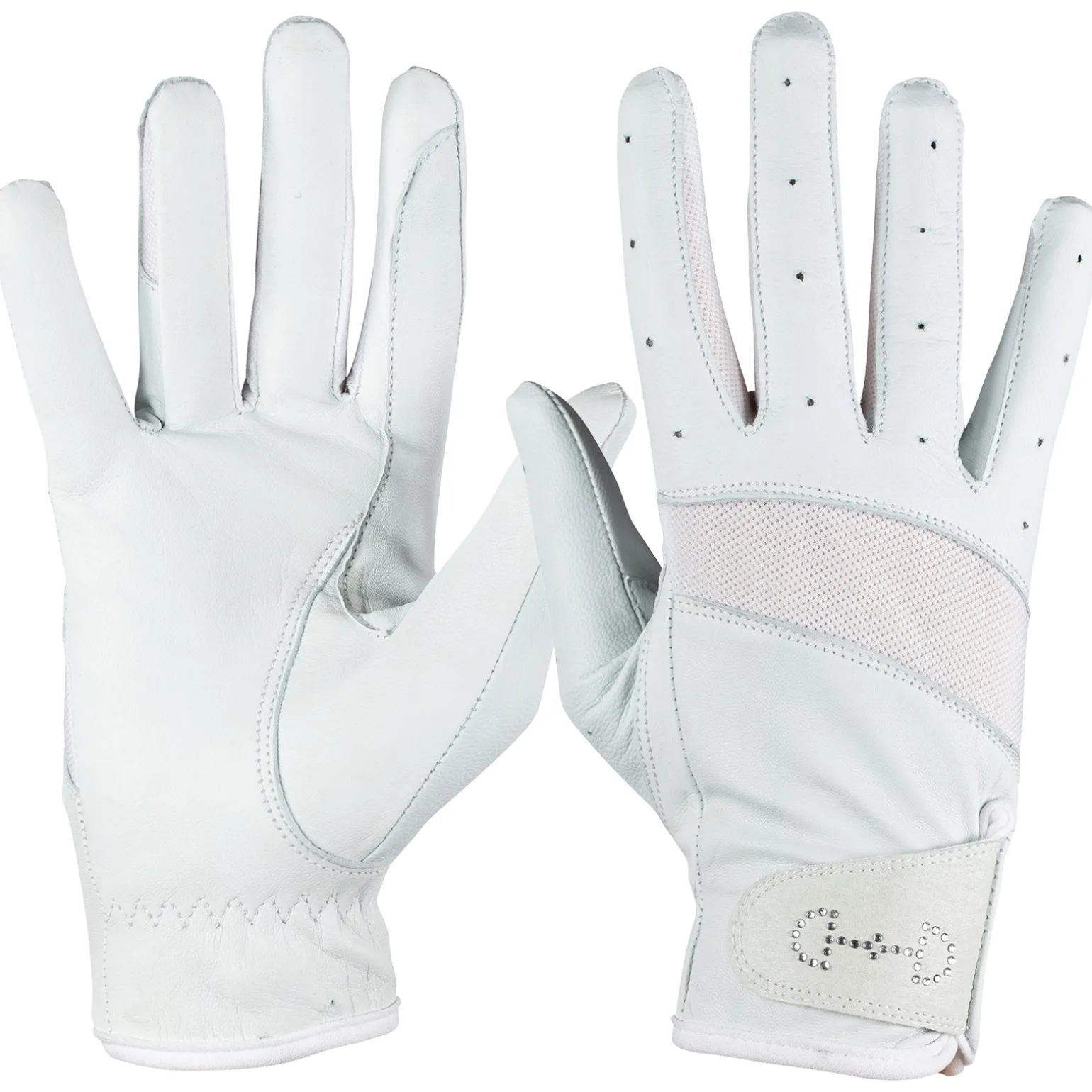 Damen Leder Reithandschuhe