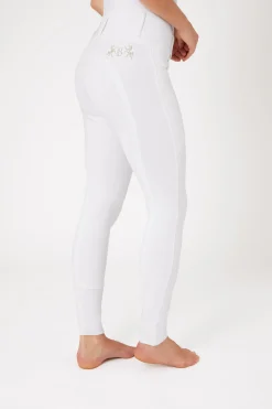 Damenreithose Meghan mit hohem Bund und Vollbesatz UPF 50+