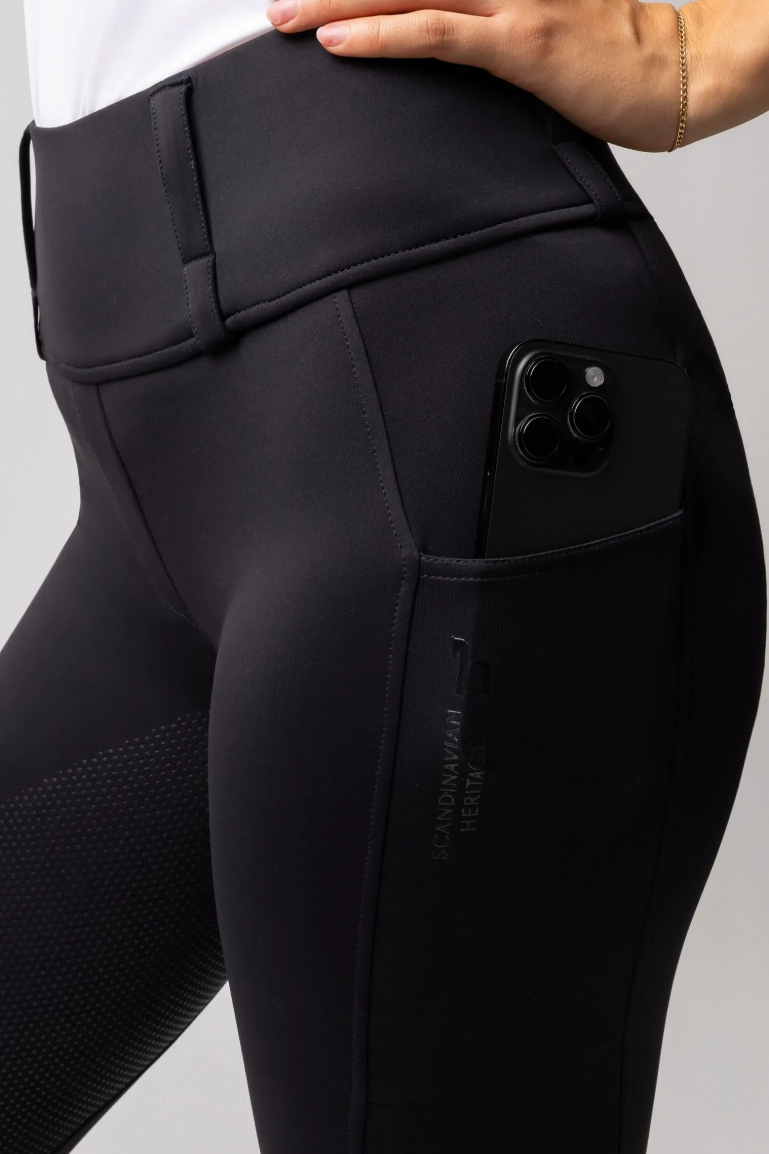 Damenreitleggings Anya mit Vollbesatz aus Silikon UPF 50+