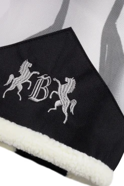 Delux Fliegenmaske mit Kunstfell