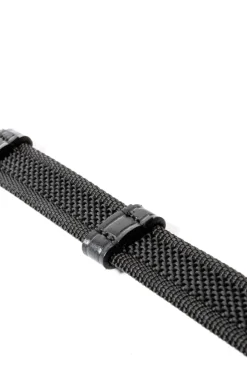 Double Ridge Rubberised Reins With 10 Stops, 16 mm