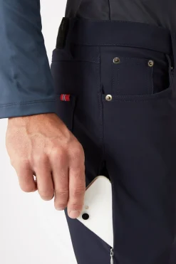 Ethan funktionale Herren Reithose mit Kniebesatz