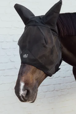 Fliegemaske mit geräuschdämpfenden Ohren