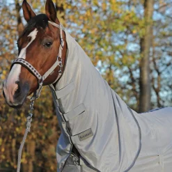 Fliegendecke mit abnehmbarem Halsteil