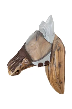 Fliegenmaske Classic mit Ohren und Nüsternfransen