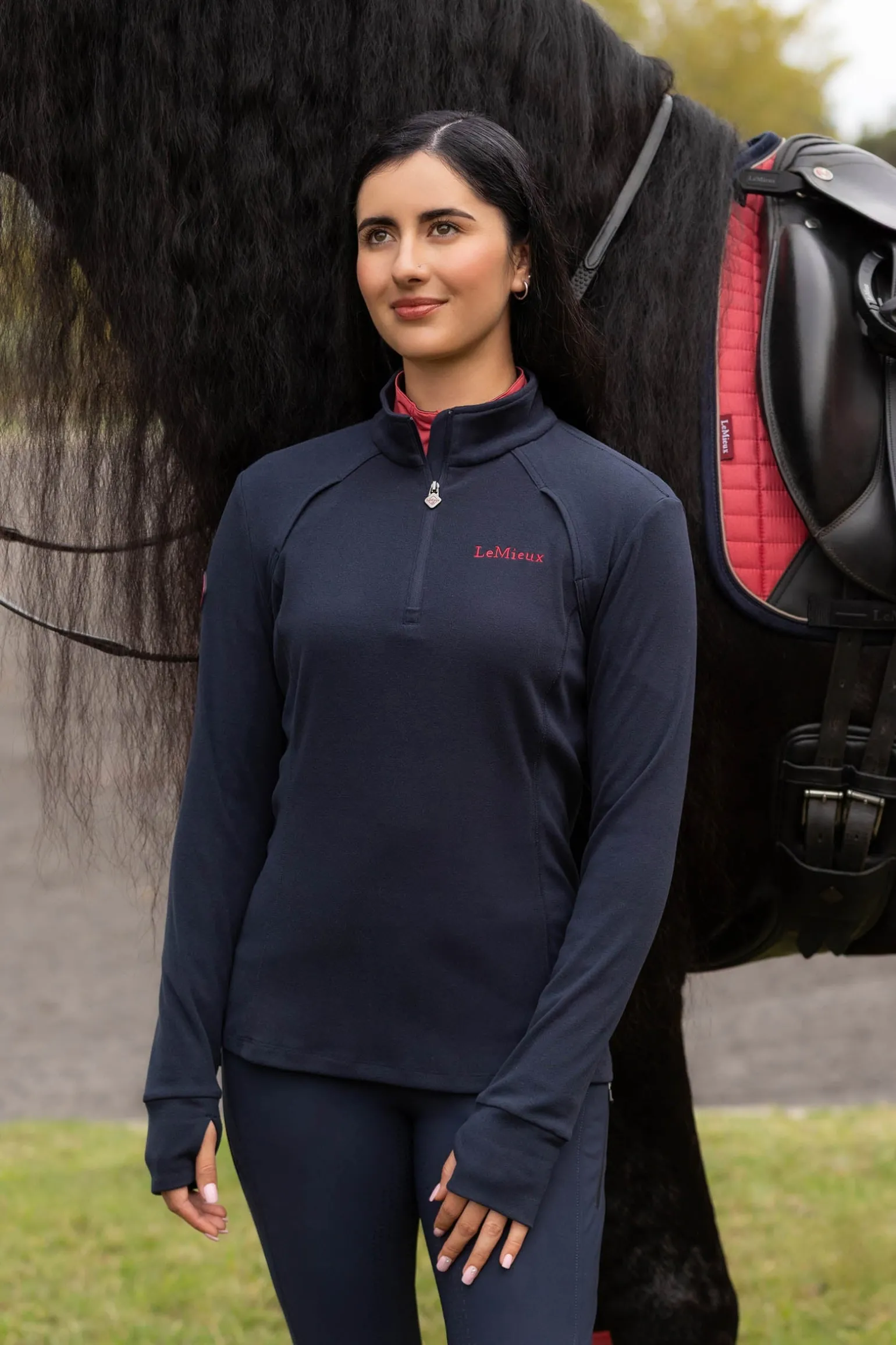 Frances Damen-Fleece mit Viertelreißverschluss