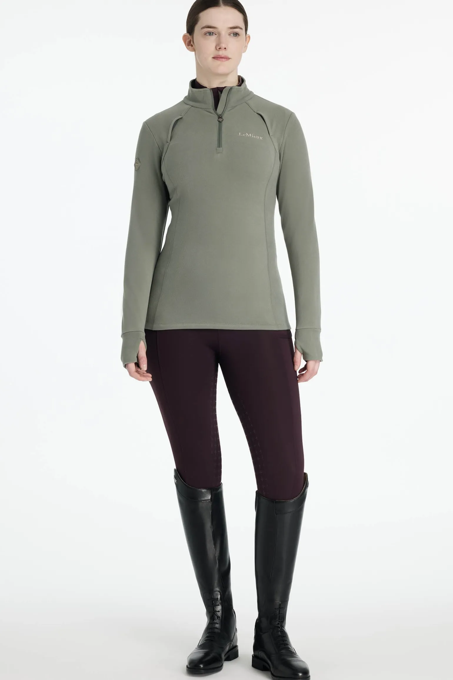 Frances Damen-Fleece mit Viertelreißverschluss