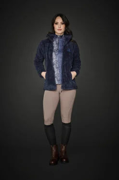 Fuzzy Kinder Fleecejacke