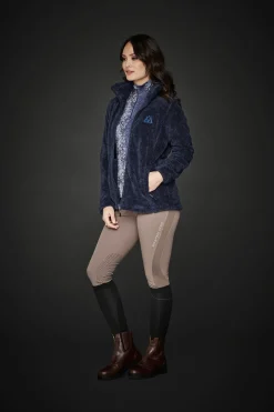 Fuzzy Kinder Fleecejacke