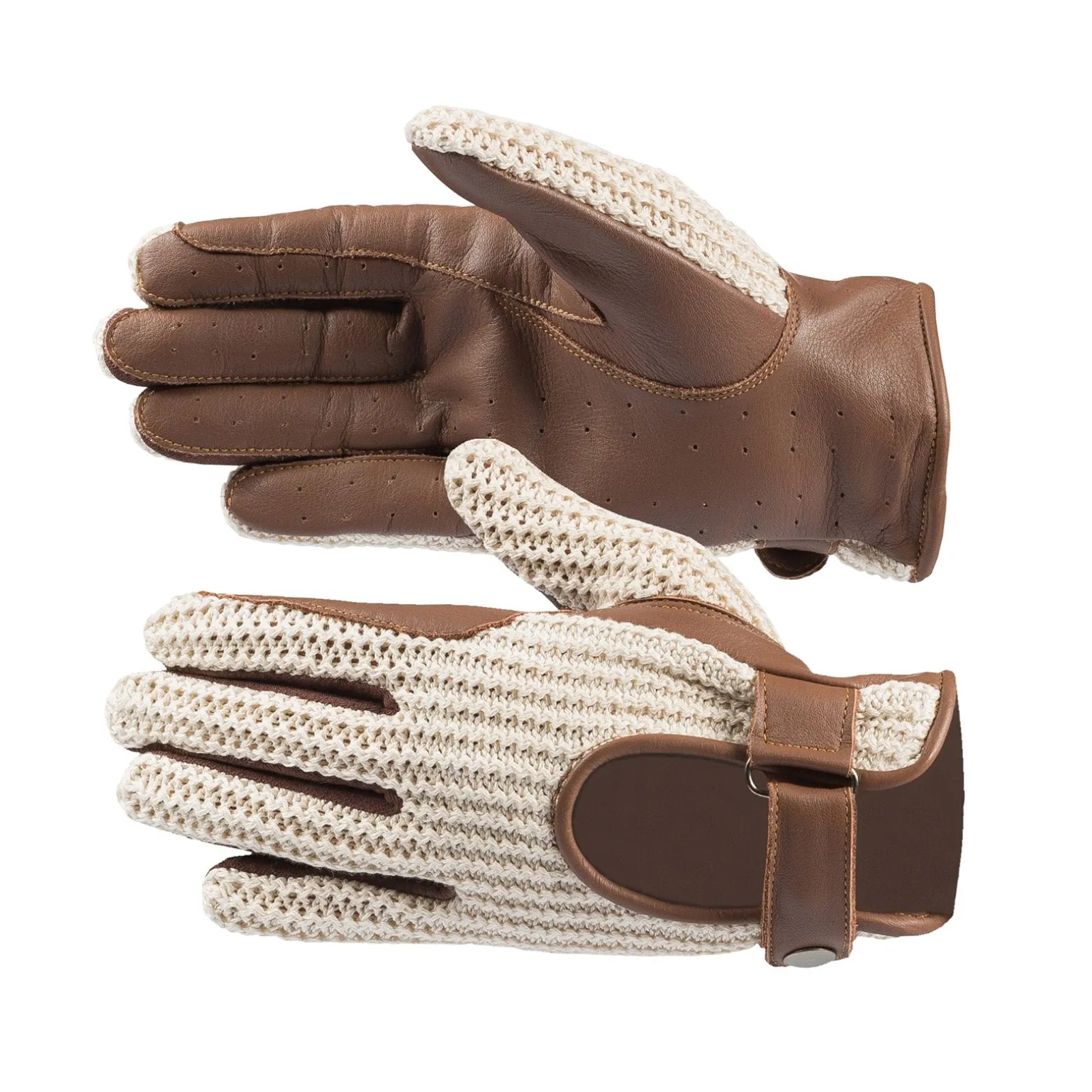 gehäkelte Reithandschuhe