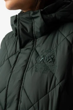 Gem Damen lange gefütterte Reitweste