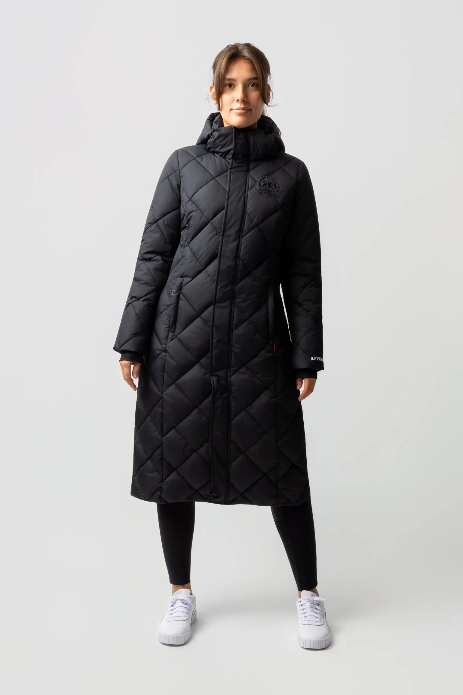 Gem leicht wattierter Damenmantel