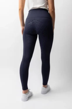 Gillian Damen Reitleggings aus Kompressionsmaterial mit Vollbesatz