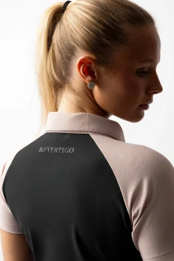 Giselle Damen zweifarbiges Poloshirt