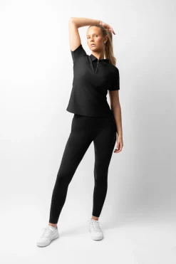 Giselle Damen zweifarbiges Poloshirt