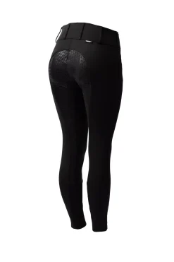 Grand Prix Damen Winterreithose aus Softshellmaterial mit Vollbesatz und Silikon Grip