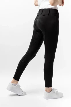 Grand Prix Damen Winterreithose aus Softshellmaterial mit Vollbesatz und Silikon Grip