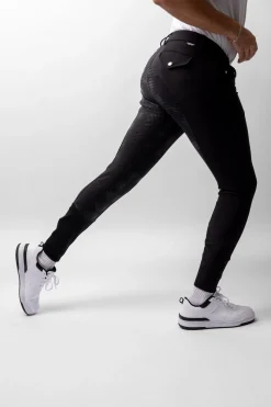 Grand Prix Herrenreithose mit Vollbesatz aus Silikon UPF 50+