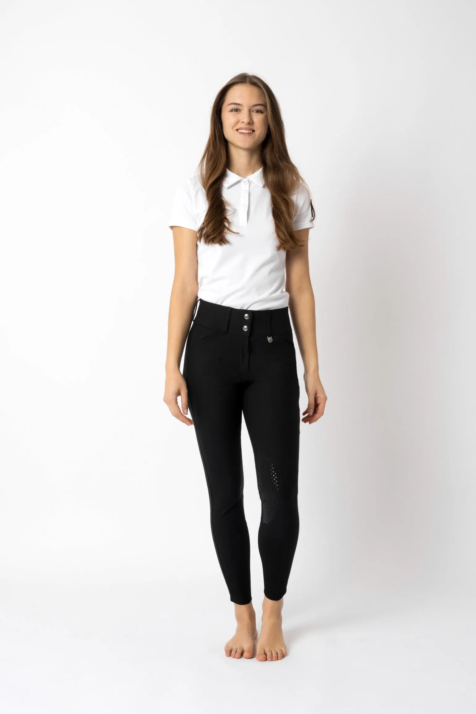 Grand Prix II Damen Reithose mit Kniebesatz