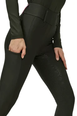 Highland Damen Hybrid-Vollbesatzreithose mit Silikon