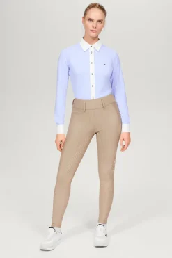 Highland Damen Hybrid-Vollbesatzreithose mit Silikon