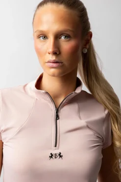 Joelle Damen-Trainingsshirt mit kurzen Ärmeln, UPF 40+