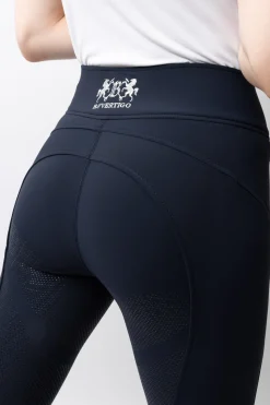 Justine Damen Thermoreithose mit Vollbesatz und Silikon Grip