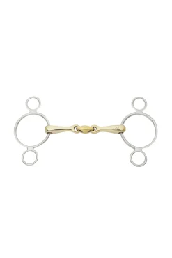 KavalBit 3-Ring Gebiss, doppelt gebrochen