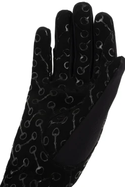 Kids Reithandschuhe mit Silikonprint