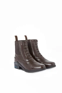 Kingston Damen Reitstiefeletten mit doppeltem Reißverschluss