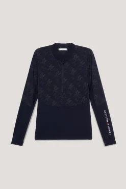 Köln Reflektierendes Langarm 1/4 Reißverschluss Trainingsoberteil